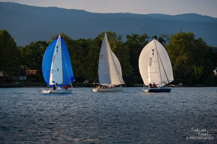 L'école de Voile du CNCrans à la Semaine du Soir de Founex 2025