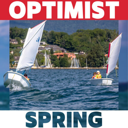 Optimist sailing lessons for children in Terre-Sainte near Nyon