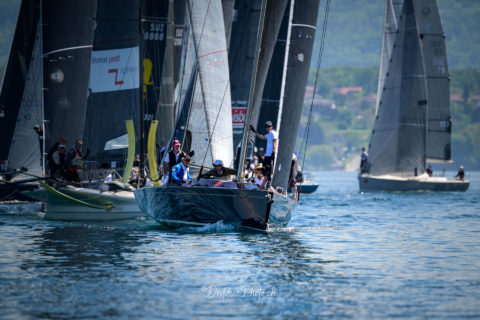 A theatrical opening! Club Nautique de Crans - Ecole de Voile