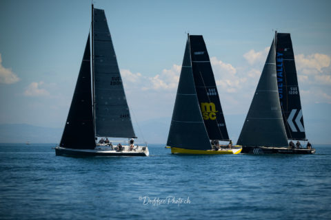 A theatrical opening! Club Nautique de Crans - Ecole de Voile