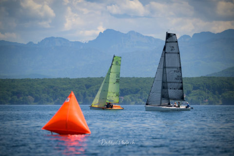 A theatrical opening! Club Nautique de Crans - Ecole de Voile