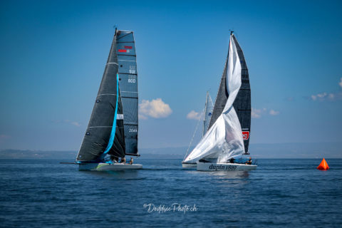 A theatrical opening! Club Nautique de Crans - Ecole de Voile