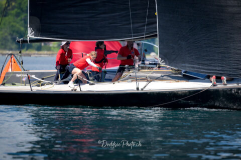 A theatrical opening! Club Nautique de Crans - Ecole de Voile