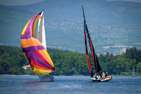 A theatrical opening! Club Nautique de Crans - Ecole de Voile