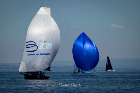 A theatrical opening! Club Nautique de Crans - Ecole de Voile