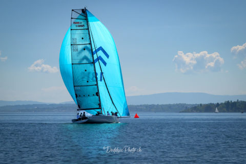 A theatrical opening! Club Nautique de Crans - Ecole de Voile