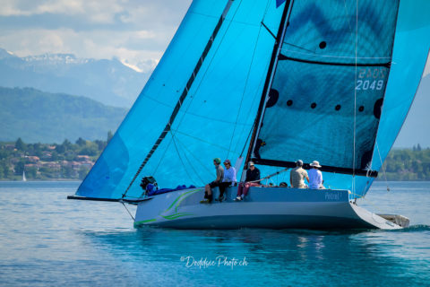 A theatrical opening! Club Nautique de Crans - Ecole de Voile